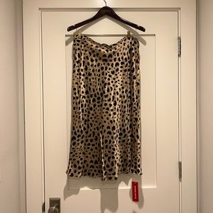 Realisation Par leopard print midi skirt